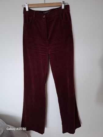Pantalon en velours côtelé King Louie bordeaux T.36