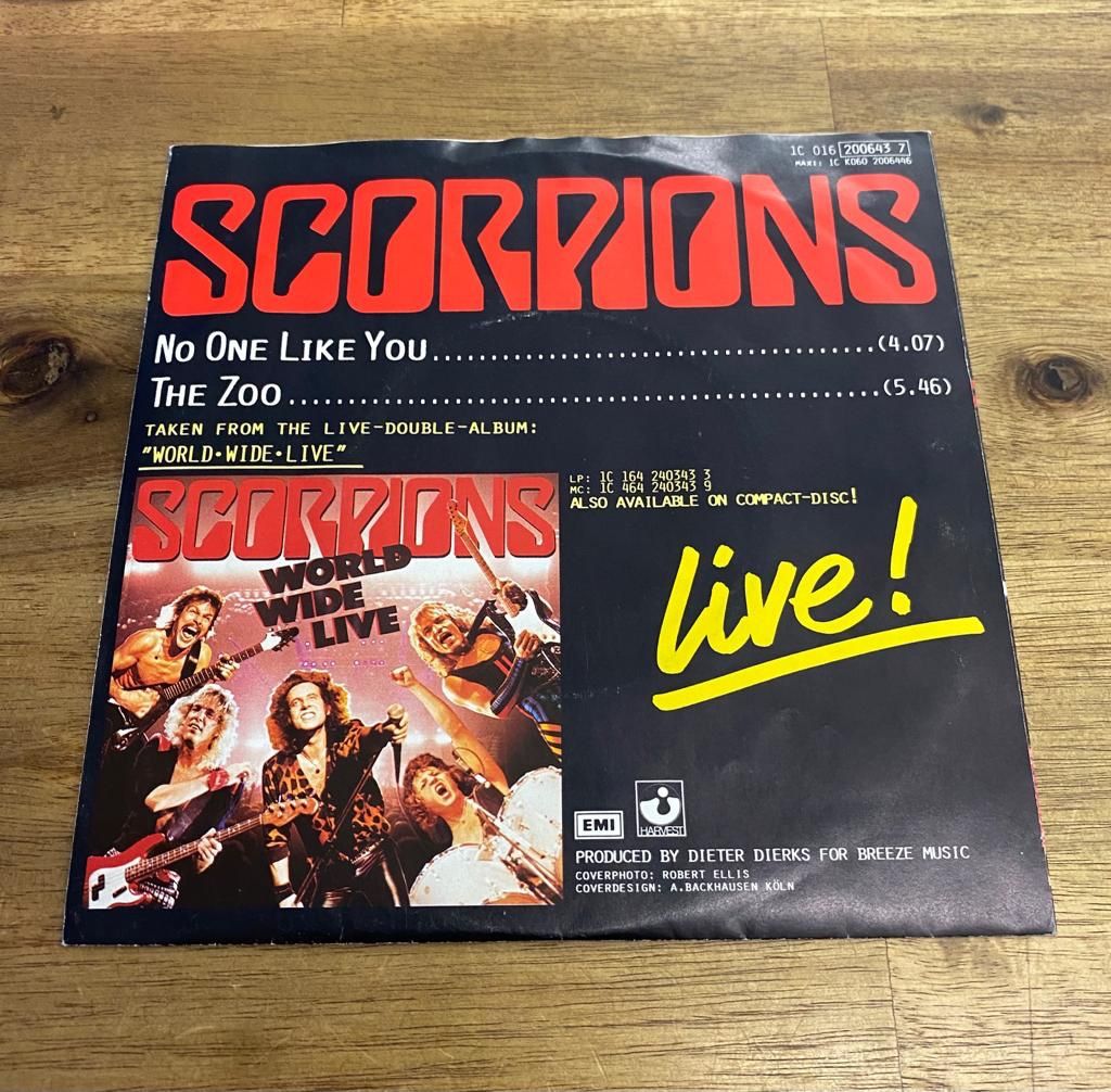 Schallplatten: Scorpions Live Single No one Like you – Gebraucht aus Belp von B7L0 1