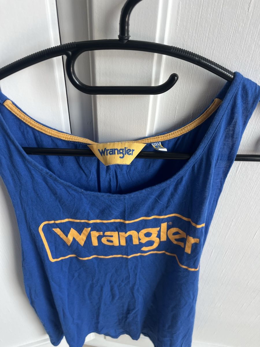 Top: Wrangler Top Damen Blau Grösse S / M – Usato da Kerzers venduto da del13 1