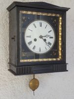 Antike Biedermeier Wanduhr um 1850 – Funktionstüchtig