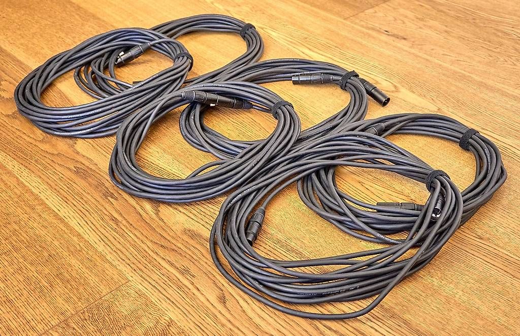 Microphones: 1 von 3 XLR-Mikrofon Kabel 10m - neu konfektioniert – Neuf (Voir description) à Aarau par Bigbenmusic 1