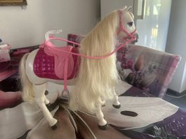 Barbie Pferd elektronisch mit Zubehör 