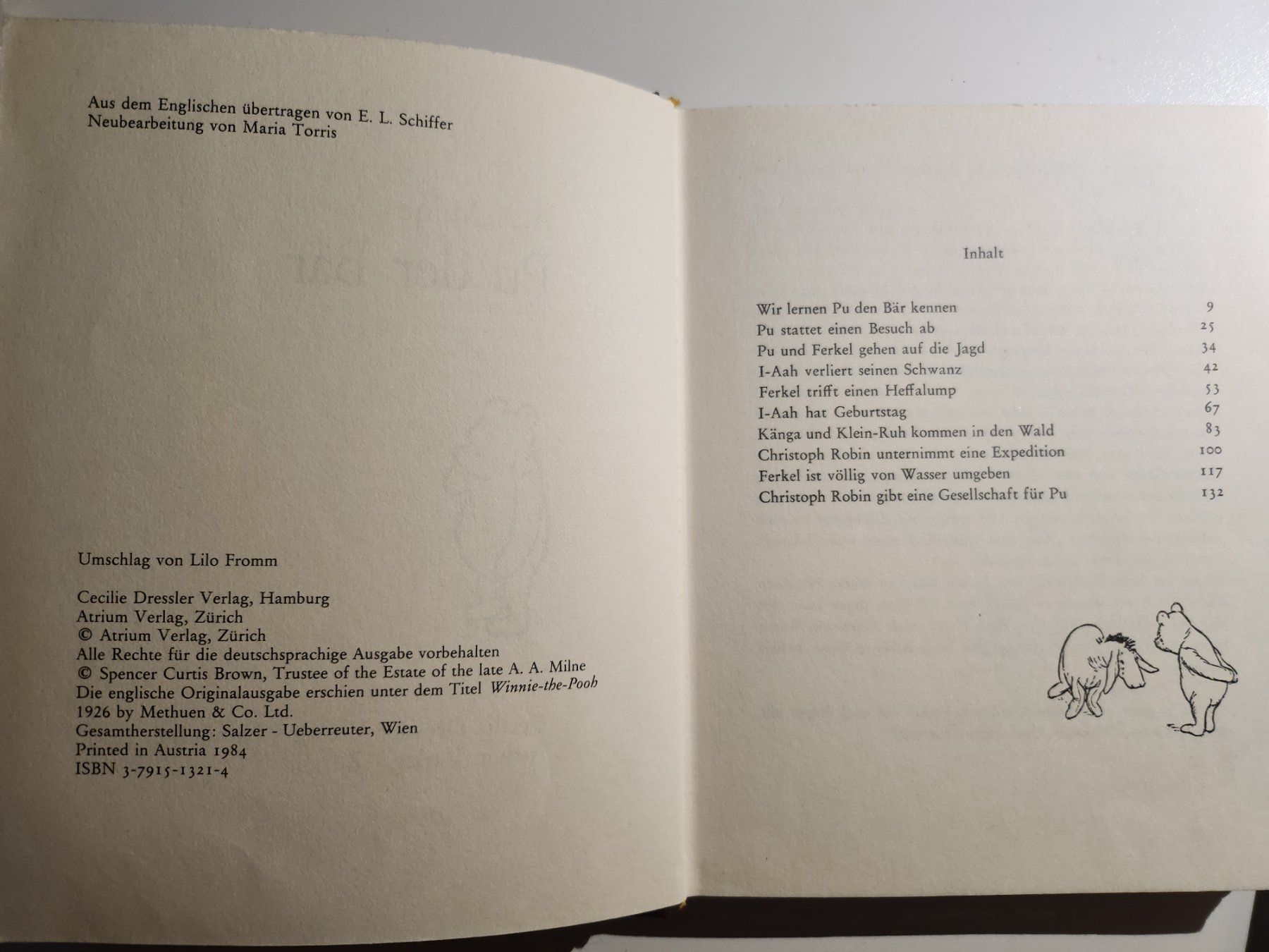 Libri: Pu der Bär, Kinderbuch von A.A. Milne – Usato da Dietikon venduto da Buchantiqdietikon 2