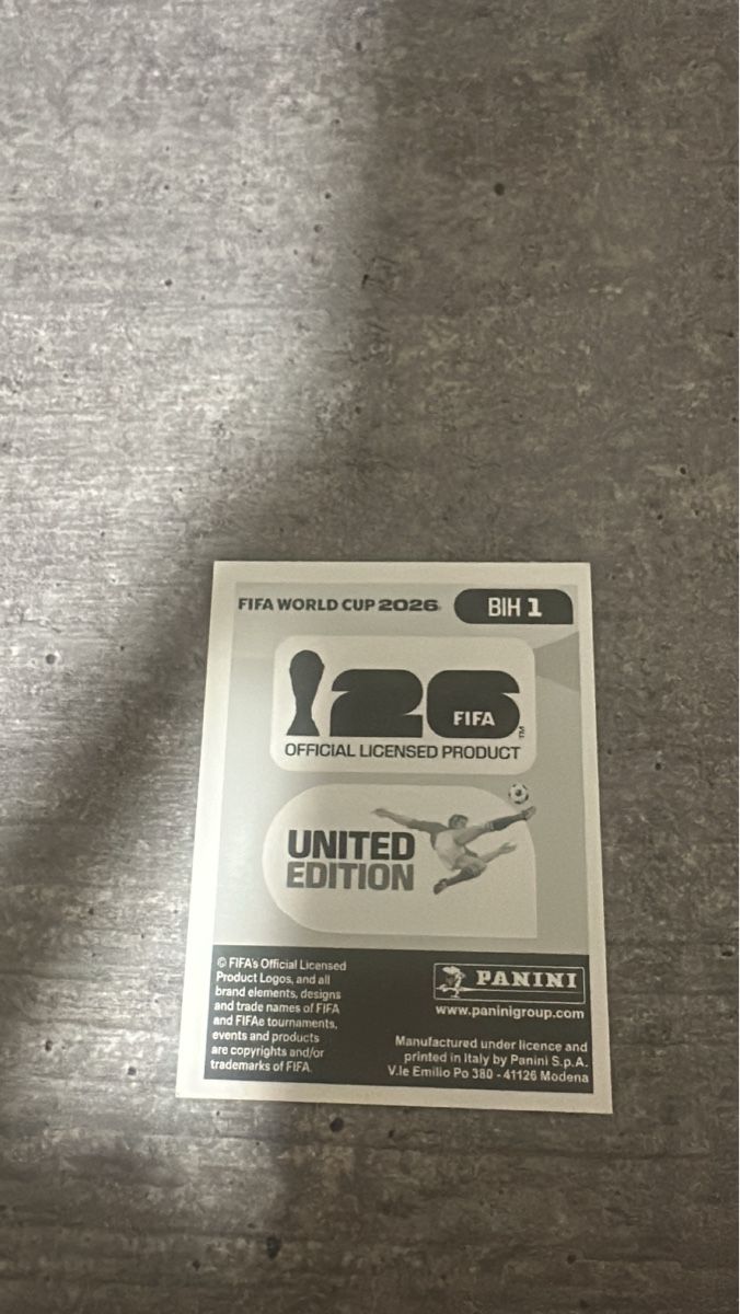 Panini Carte collezionabili: BIH 1 , FIFA WORLD CUP 2026 PANINI  – Nuovo (secondo la descrizione) da Frauenfeld venduto da 1PegPeg1 1