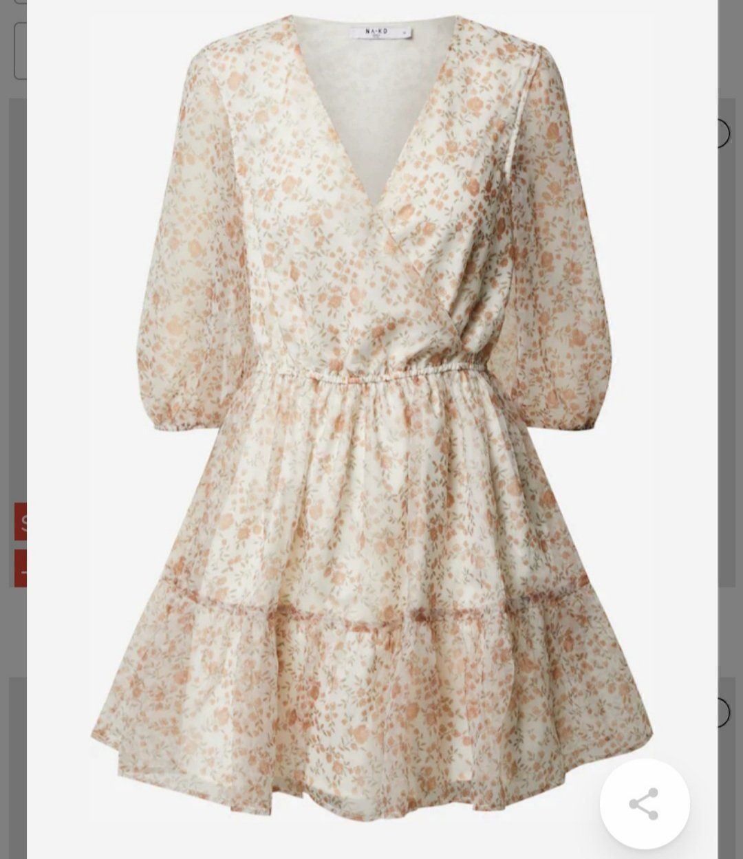 Kleider & Röcke: Robe imitation organza imprimé fleuri – Neu (gemäss Beschreibung) aus Genève von Saleena 5