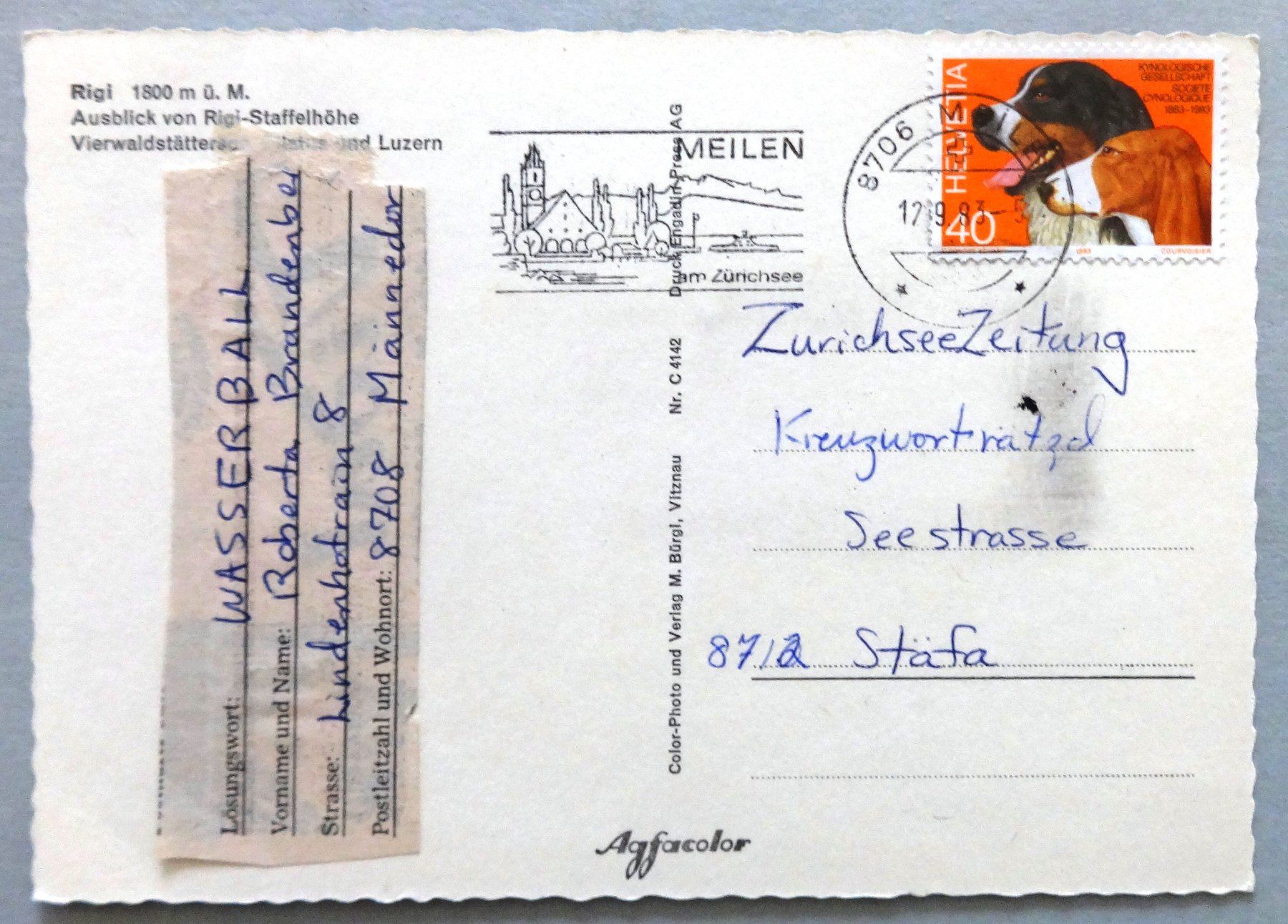 Cartoline postali: Rigi 1800 m ü.M. – Difettoso da Fétigny venduto da Billy2miny 1