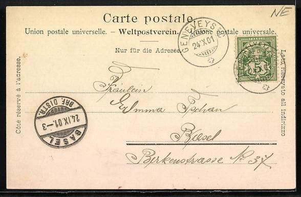 Cartes postales: Geneveys-sur-Coffrane, Restaurant de la  – D'occasion à Berlin par bartko-reher 1