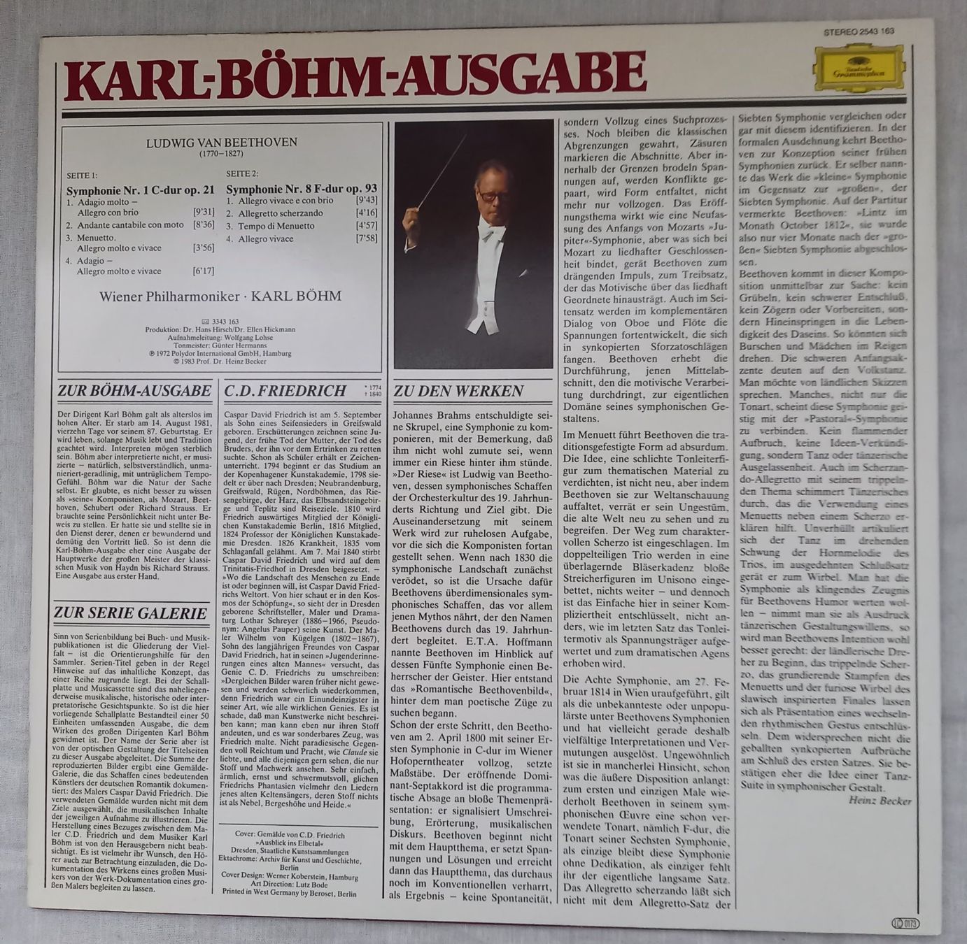 Dischi in vinile: KLASSIK-LP "Beethoven" – Nuovo (secondo la descrizione) da Binningen venduto da mar_2jlr 2