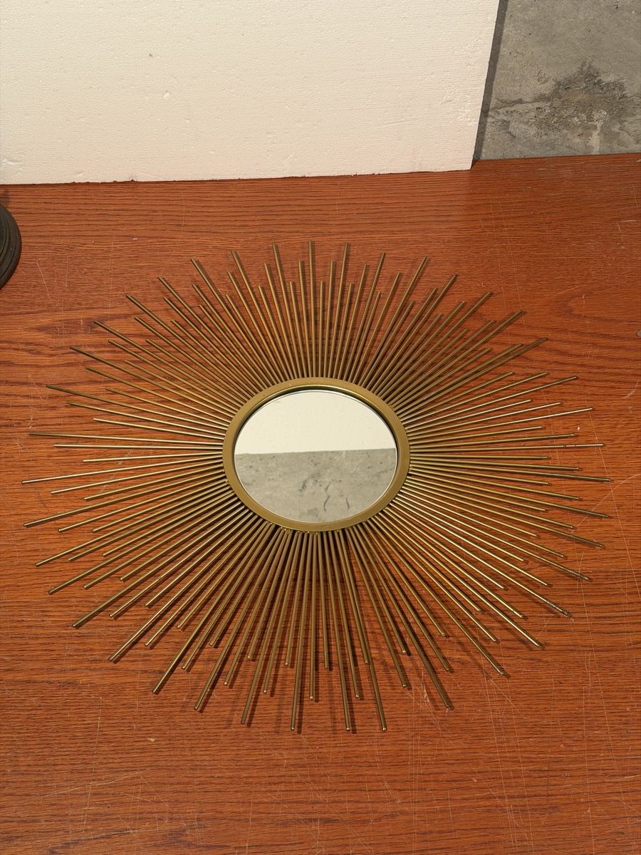 Specchi: Sunburst Mirror Gold Metal Frame – Usato da Lausanne venduto da artnouveau04 1
