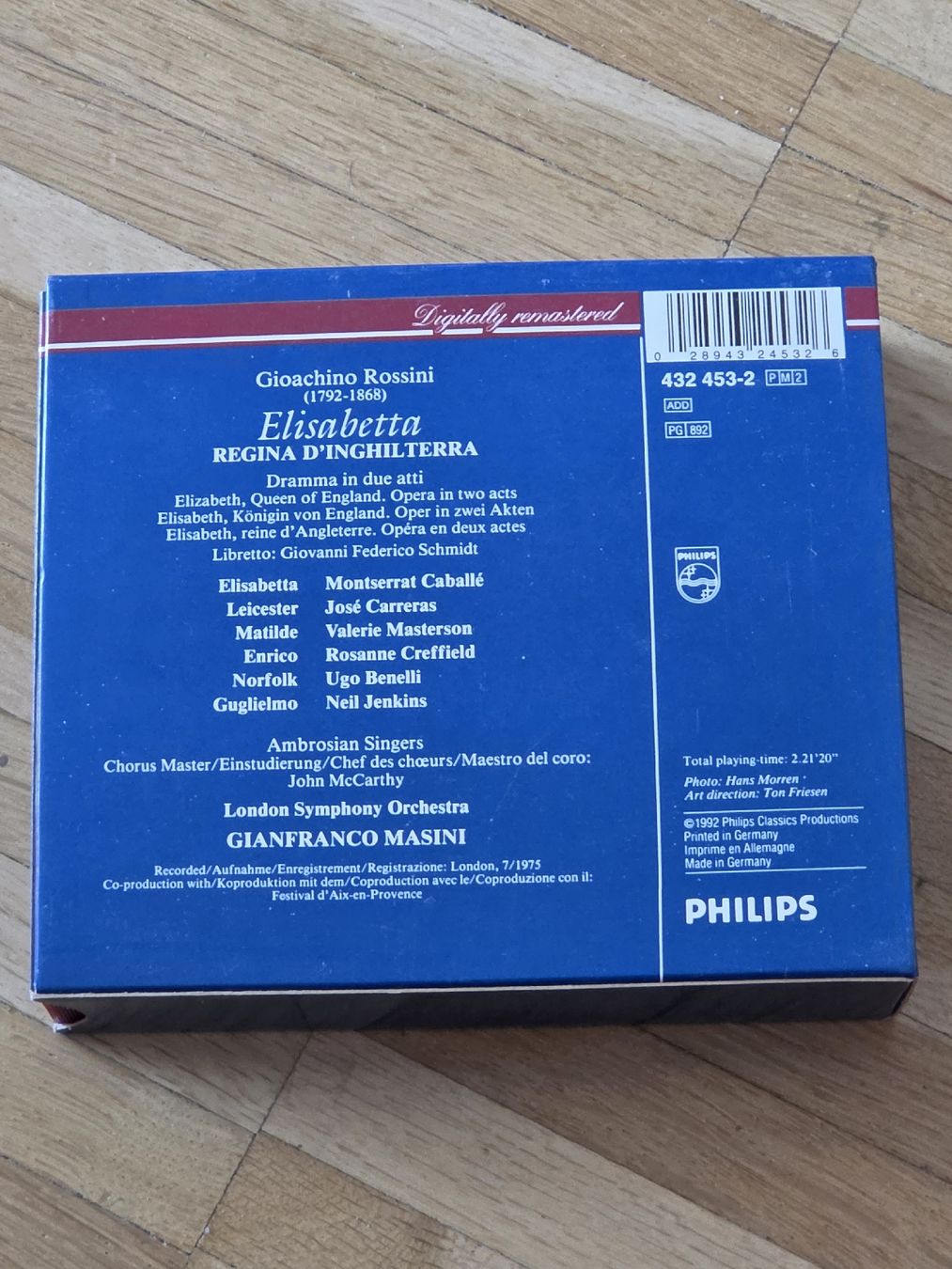 CD: Doppel-CD: Rossini Elisabetta Opera – Usato da Aesch BL venduto da immon 1