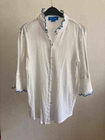 M.i.h Jeans Bluse weiss blau Gr. S / 36
