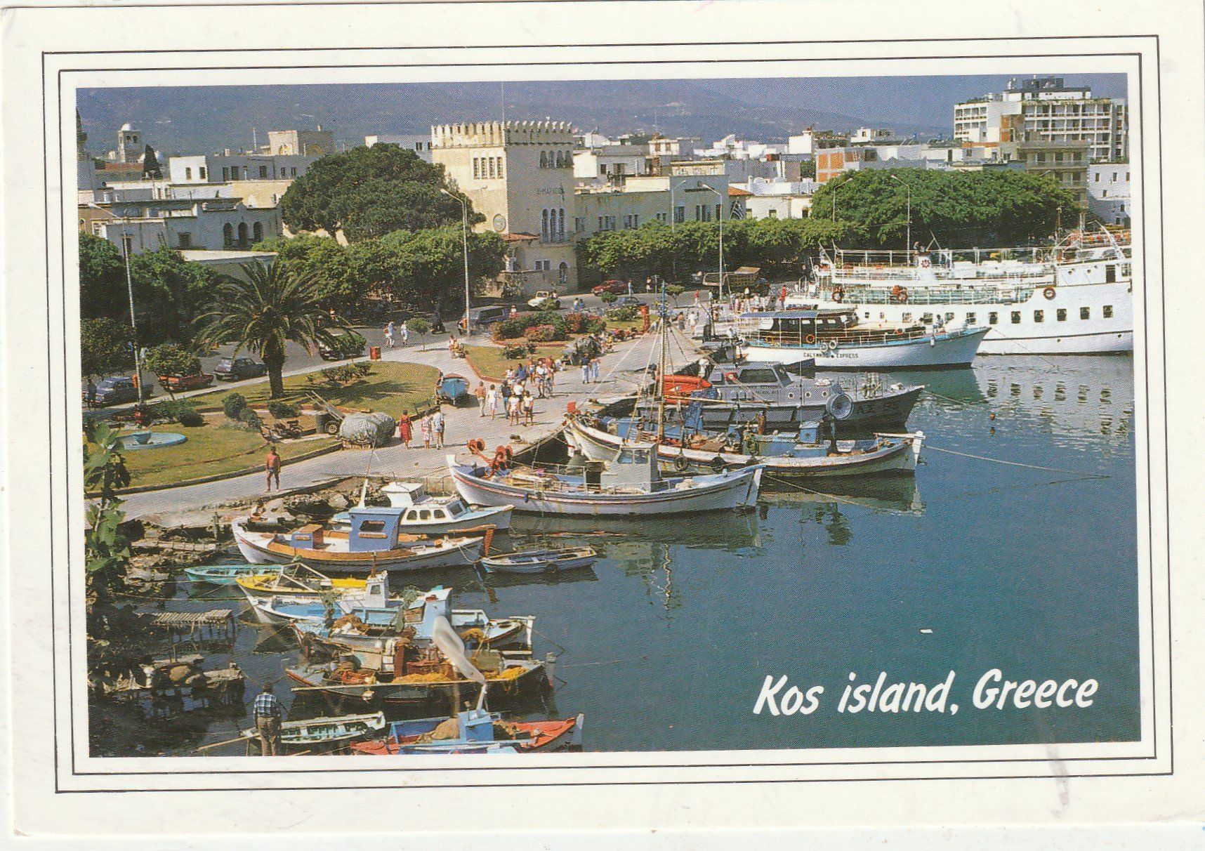 Cartoline postali: Kos  Hafen – Usato da Lumbrein venduto da made02