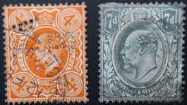 Grossbritannien MNr. 119A-120A gestempelt