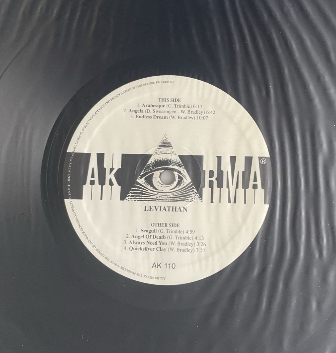 Vinyles: Leviathan - same - AKARMA- Vinyl LP  – D'occasion à Olten par Bluespapst 2