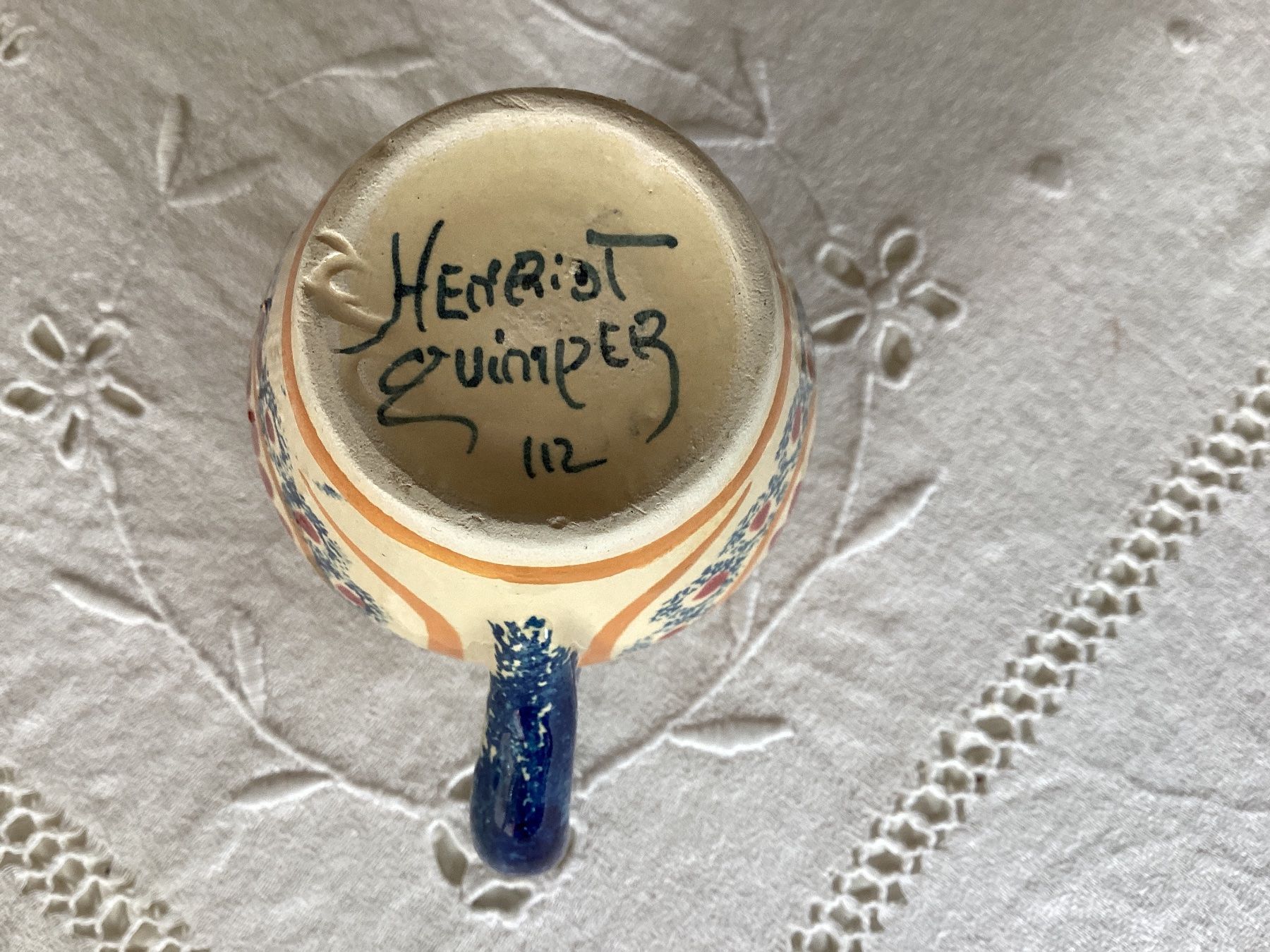 Caraffe: Petit pichet Henriot Quimper vintage – Usato da Pully venduto da claddagh 4