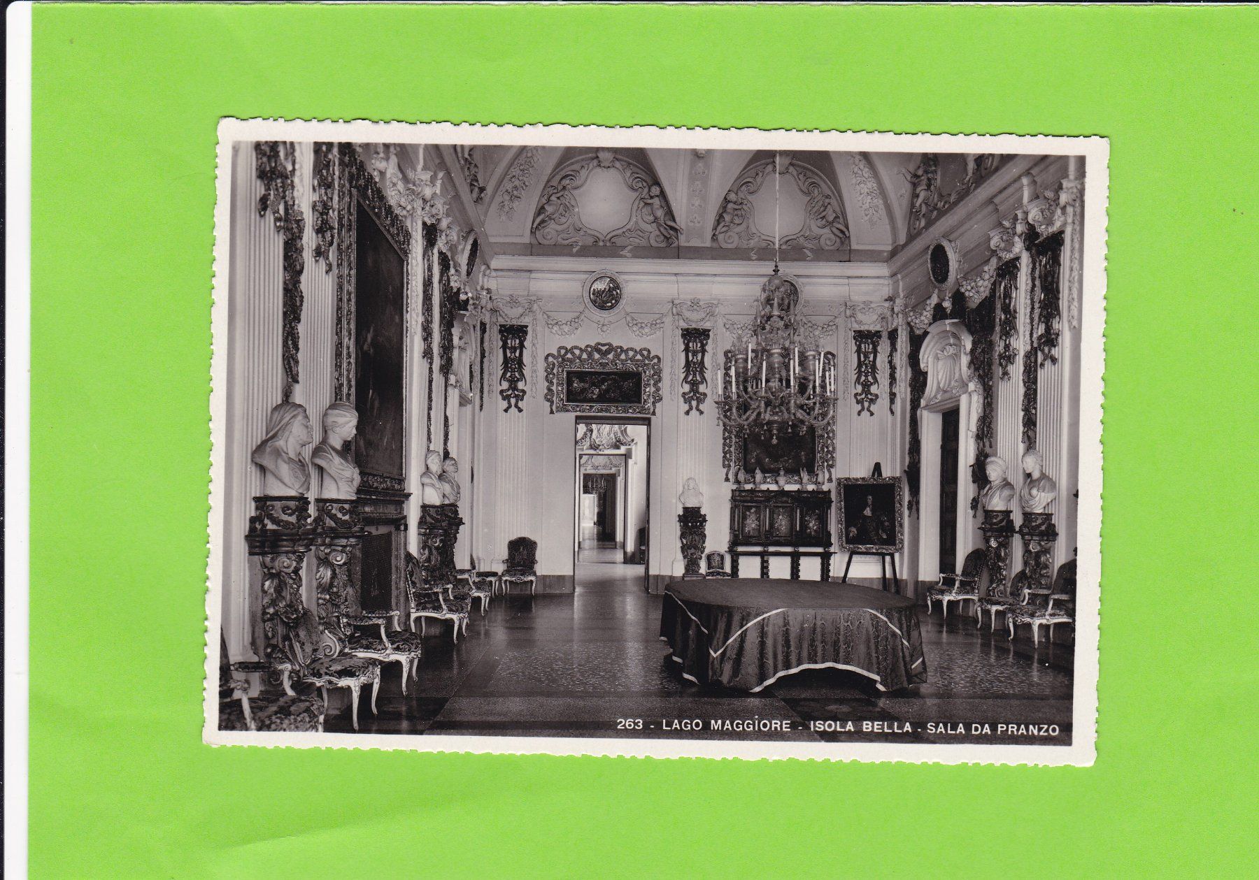 Cartoline postali: Isola Bella--Sala da Pranzo – Usato da St. Peterzell venduto da neckertal