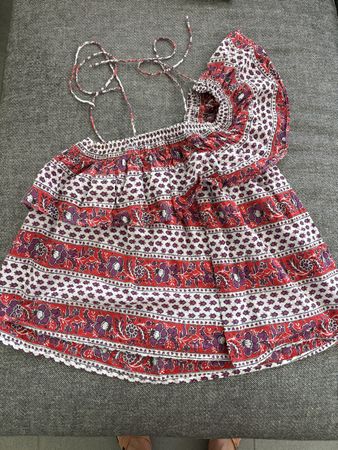 Antik Batik blouse one shoulder M/ 40 parfait était 