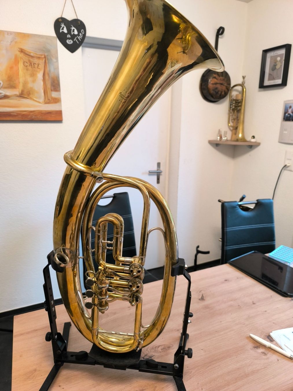 Strumenti musicali: Tenorhorn Cyprian Aarau – Usato da Triesenberg venduto da Guferschmid 2