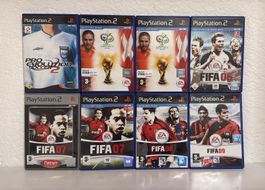PlayStation 2 Fussballspiele: FIFA 06-09 & PES