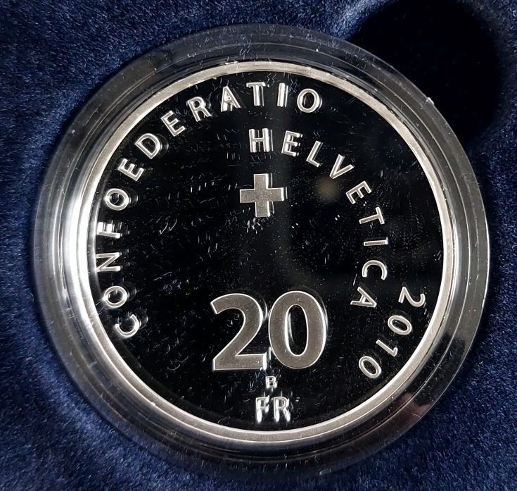 Tutti le monete: 20 Franken 2010 Silber pp Berninabahn Box – Nuovo (secondo la descrizione) da Arch venduto da moneyswiss 2