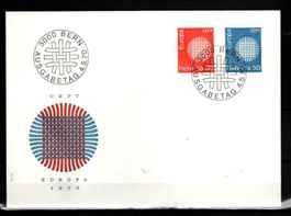 1970 - FDC / Europamarken - CEPT-Symbol