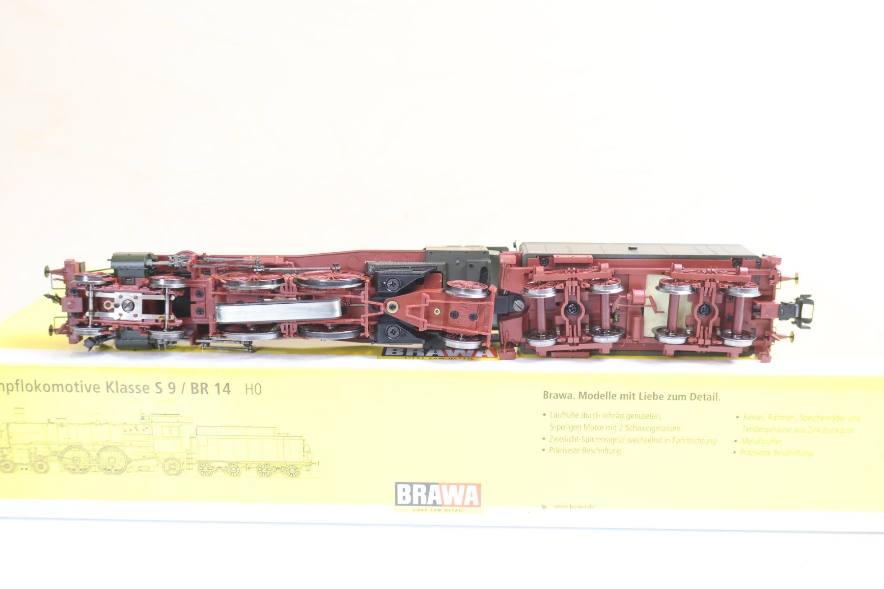 Brawa 40273 für H0-AC - Dampflok S9 908 K.P.E.V. Ep1 Sound Rauch