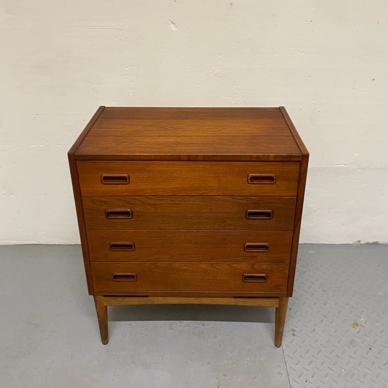 Cassettiere: Teak Kommode Sekretär Danisch MCM Vintage – Usato da Basel venduto da MidMod20C 7