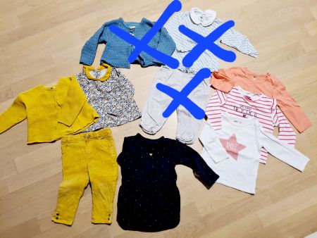Lot de vêtements fille 18 mois/ 80cm