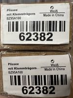 Plissee Rollo Weiss, neu & originalverpackt, Klemmträger 54