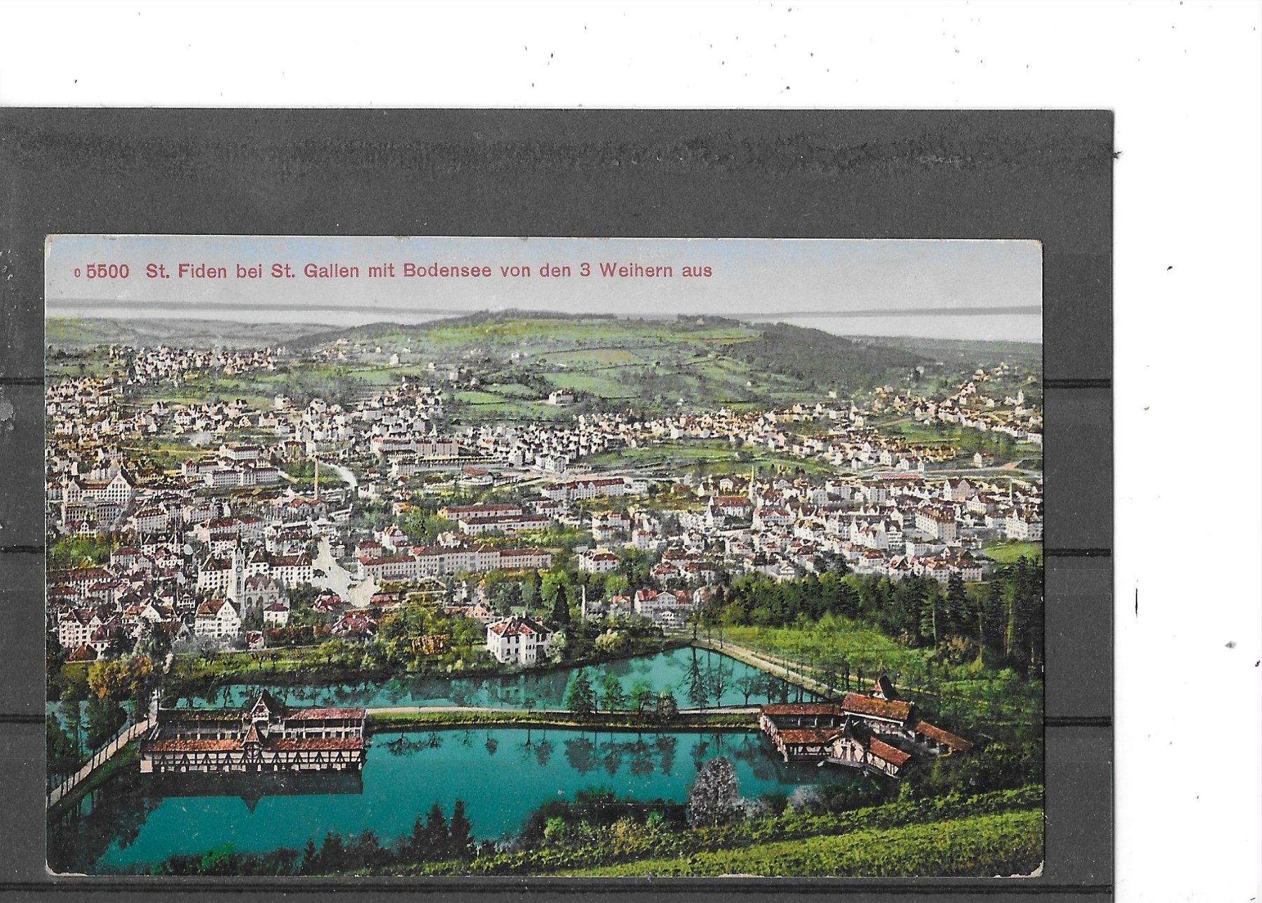 Cartoline postali: SG St.Fiden bei St.Gallen 1914 – Usato da Schocherswil venduto da Wilare