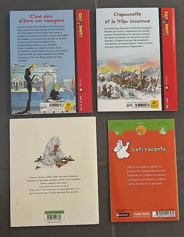 Bücher: Lecture d'été, 4 livres pour enfants d'environ 6 à 10 ans – Gebraucht aus Riaz von economie_circulaire 1