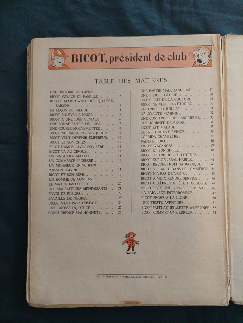 Fumetti: Les Farces De Bicot EO 1929 BE Coté – Difettoso da Genève venduto da Blu_BD 5
