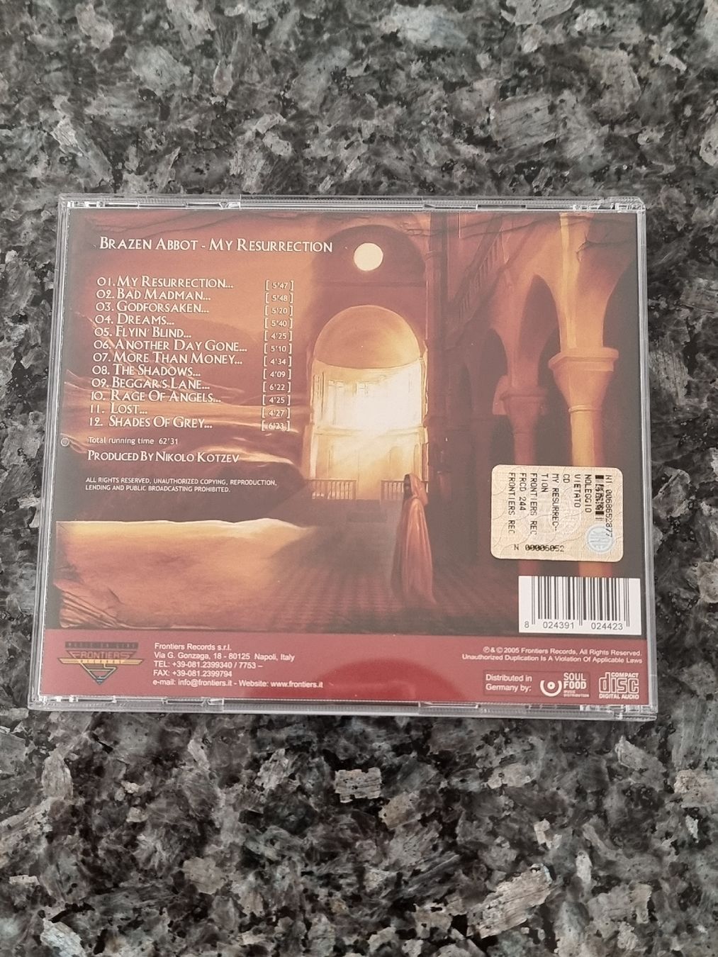 CD: Brazen Abbot - My Resurrection - vergriffen / rar CD – Usato da Trimbach venduto da EyeOfTheTiger 2