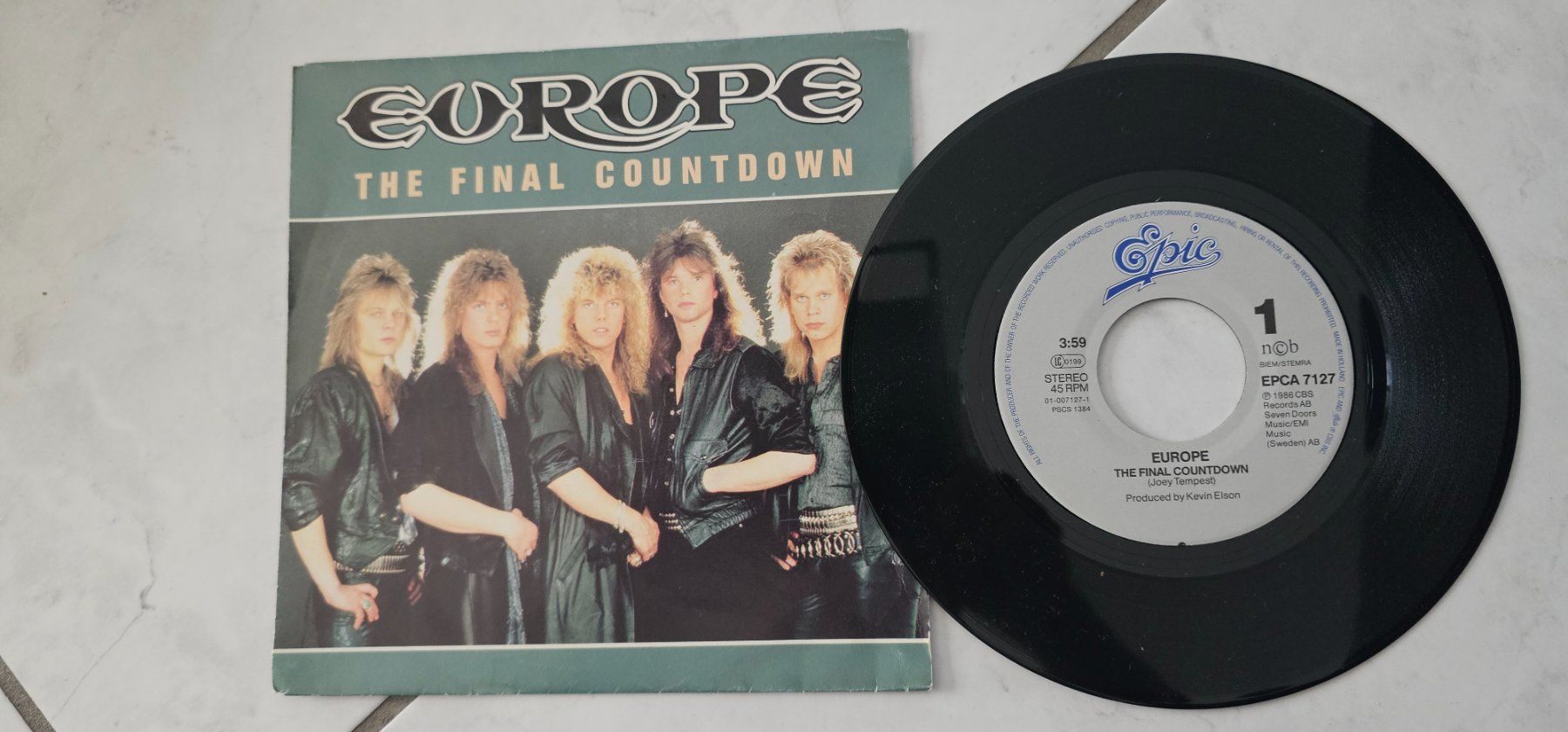 Dischi in vinile: EUROPE- THE FINAL COUNTDOWN/ Vinyl Single – Usato da Geuensee venduto da JeMaUrPe