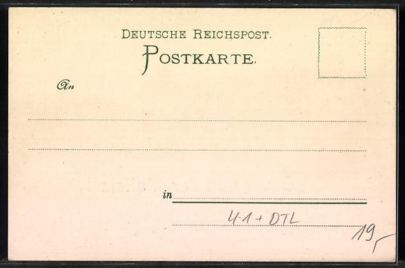 Cartoline postali: Kassel, Gruss von der Maifeier, Friedric – Usato da Berlin venduto da bartko-reher 1