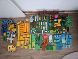 LEGO DUPLO Bauernhof, Zoo Konvolut mit Tiere, Fahrzeuge