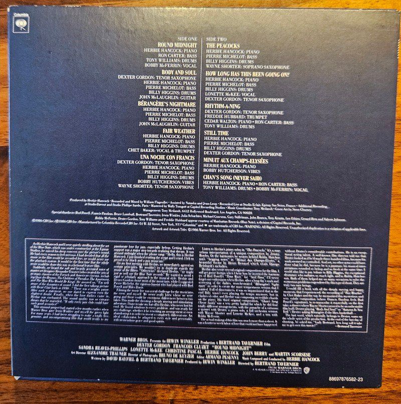 CD: CD Jazz: Soundtrack "Round Midnight" (Dexter Gordon) – Usato da Zürich venduto da phillyboy2007 1