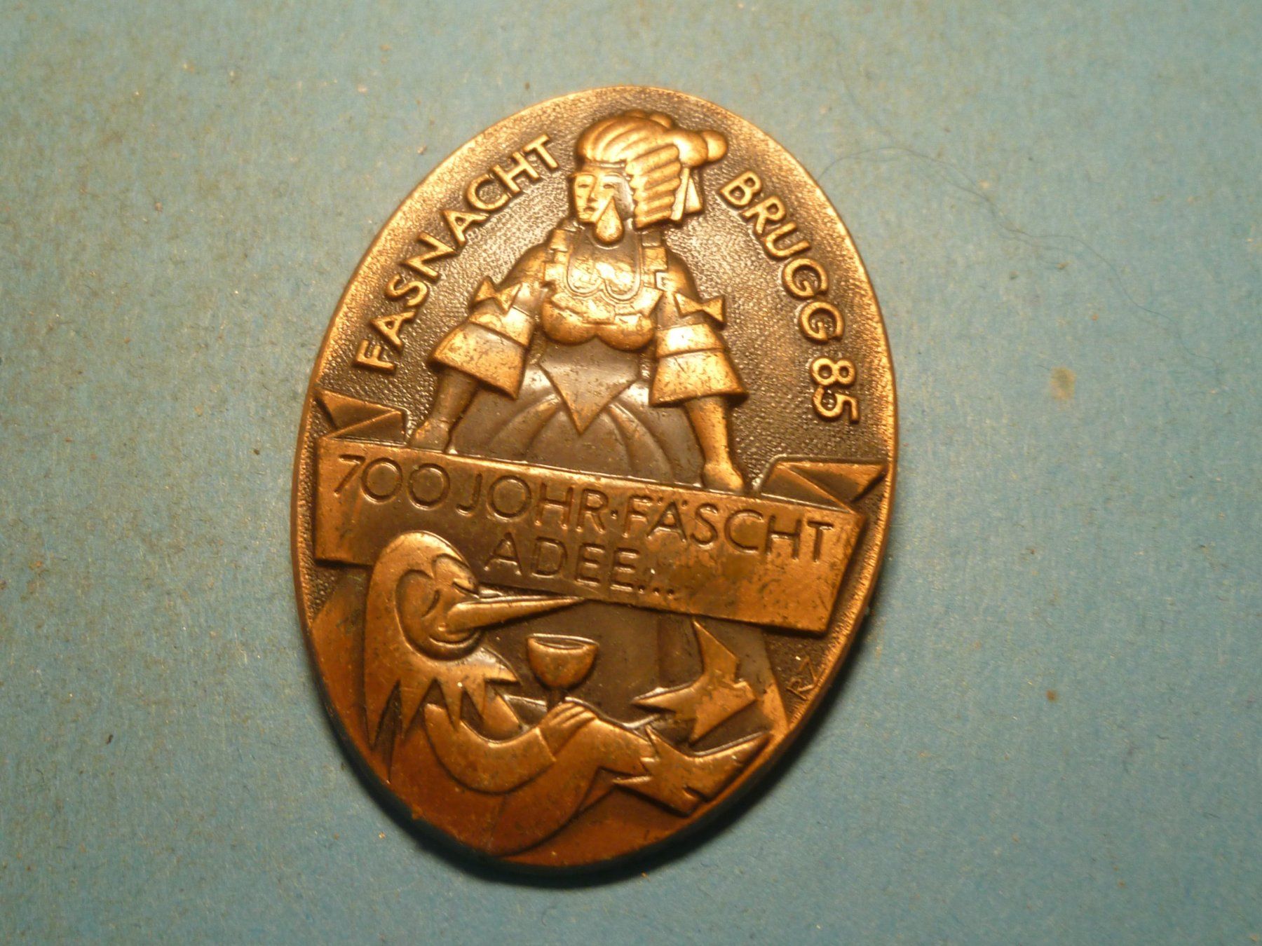 Placchette & Badge: BRUGG 1985 BRONZE – Usato da Ried (Muotathal) venduto da Mandarin02
