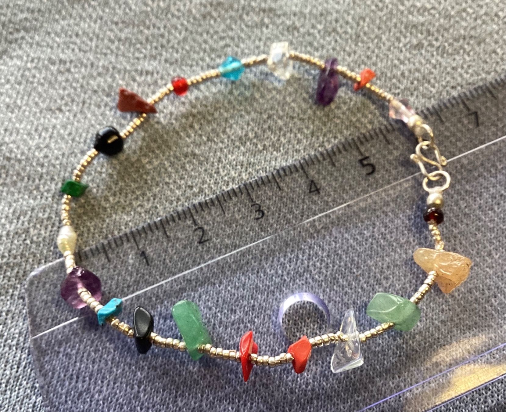 Armbänder & -reifen: Feines Silberarmband mit versch. Edelsteinen – Neu und originalverpackt aus Laax von kri_95f5 1