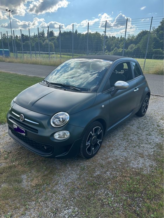Fiat 500 Hybrid Rockstar – 2021 – Grün Matt – Top Zustand (Gebraucht ...