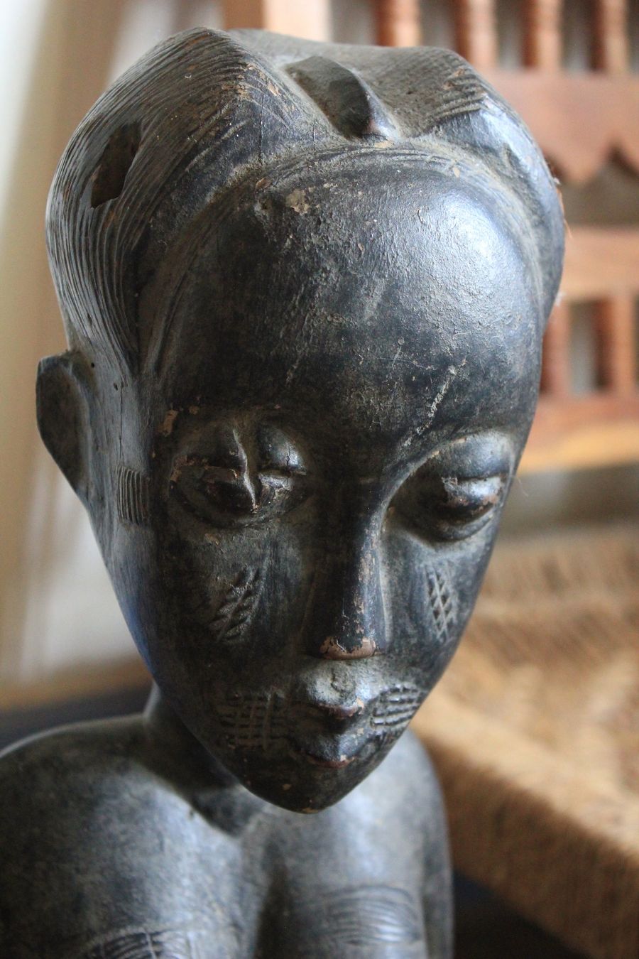 Sculture & Statue: Antike Ahnenfigur Baule Kongo – Usato da Lajoux JU venduto da webstuhl