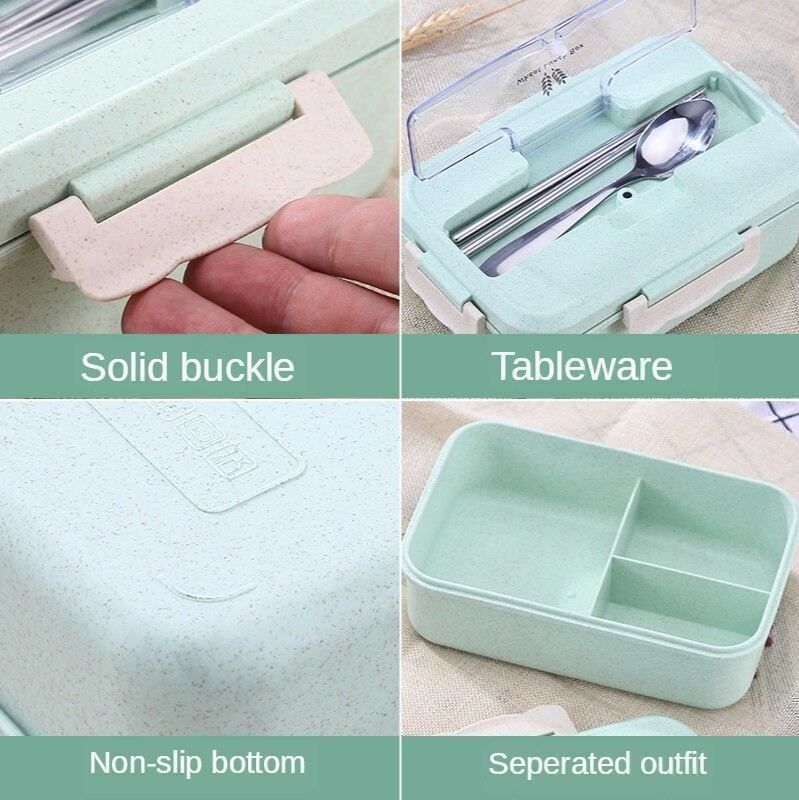 Contenitori & Simili: Mikrowellengeeignete Lunchbox + Besteck – Nuovo (secondo la descrizione) da Wittenbach venduto da ChinaSeidenstrasse 3