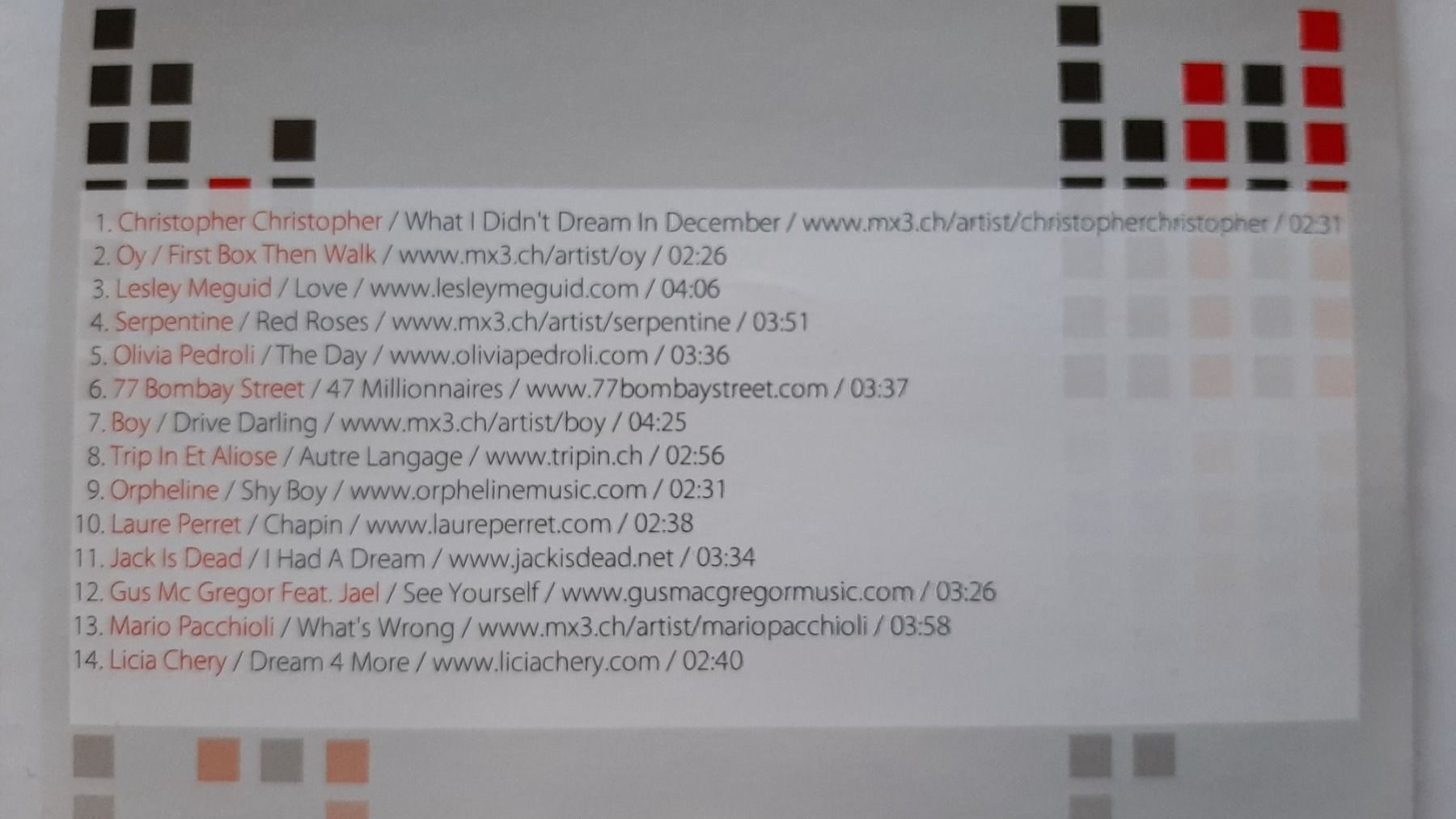 CDs: cd Label Suisse 2 Cds Rock pop divers – Gebraucht aus Pully von bro_n52j 6