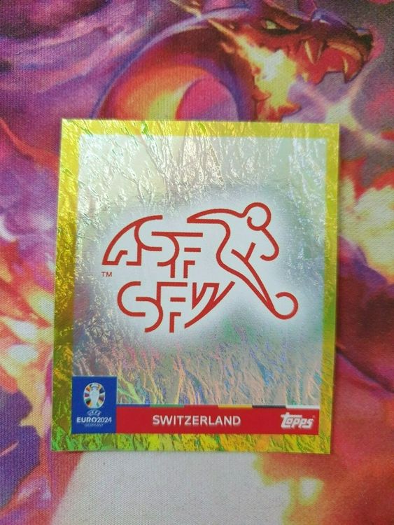 Topps Euro EM 2024 Gold Wappen Schweiz SUI1 Kaufen auf Ricardo