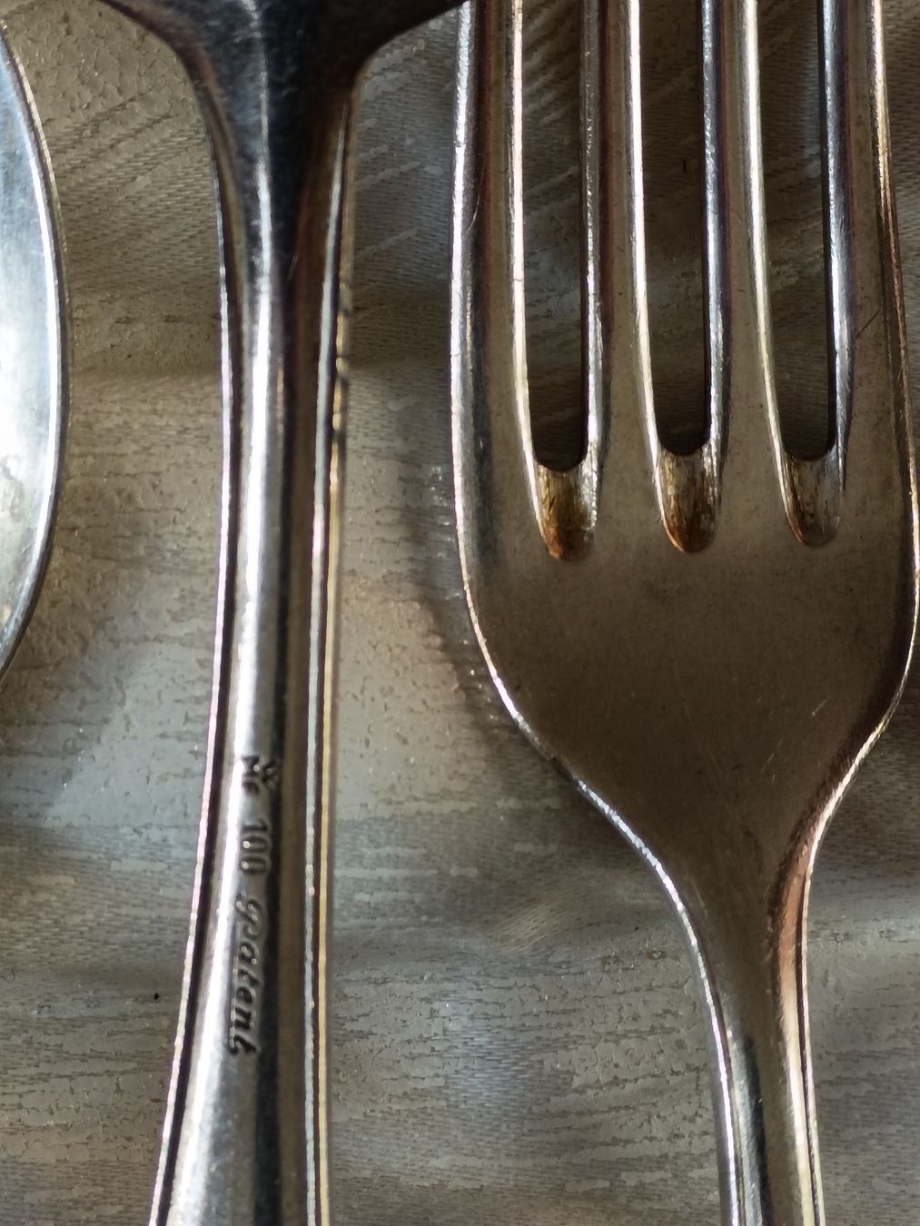 WMF Set di posate: Antikes versilbertes Tafelbesteck WMF 100: wiegt 2,8 kg – Usato da Lugano venduto da riccardo012 4