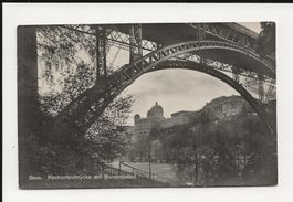 AK ca. 1936 Bern Kirchenfeldbrücke mit Bundespalast
