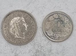 1/2 FR + 20 rappen 1974 UNZ