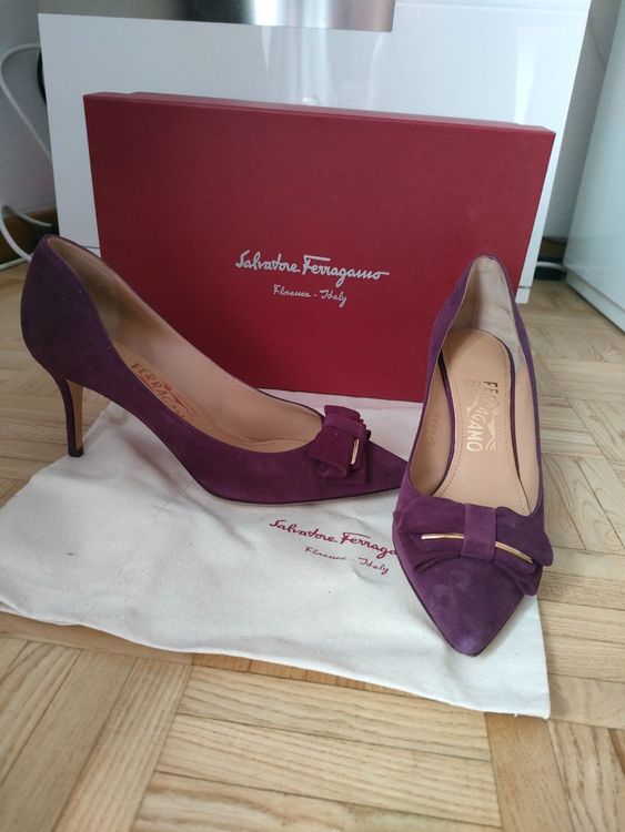 Salvatore ferragamo heels clearance