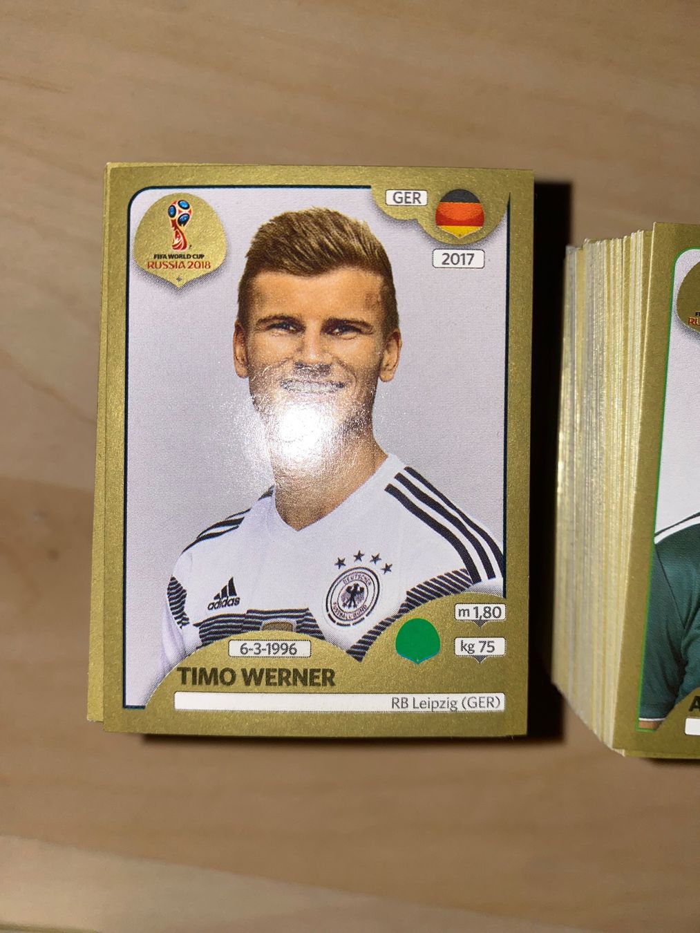 Panini Carte collezionabili: panini 700-800 Sticker WM 2018 Gold Edition – Usato da Unterlunkhofen venduto da PaniNicola 2
