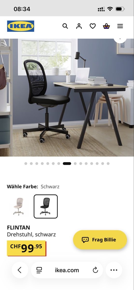Ikea Stühle: Bürostuhl FLINTAN – Gebraucht aus Zürich von sophia_stc 3